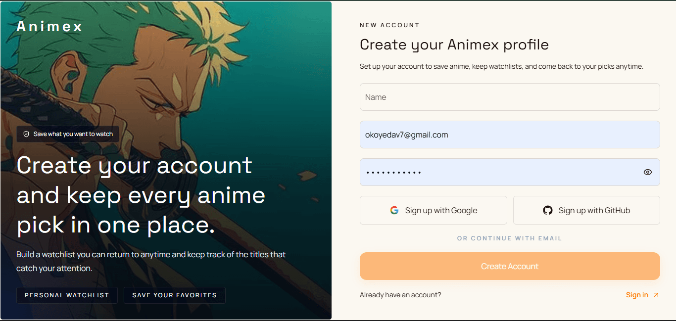 Animex screenshot 3