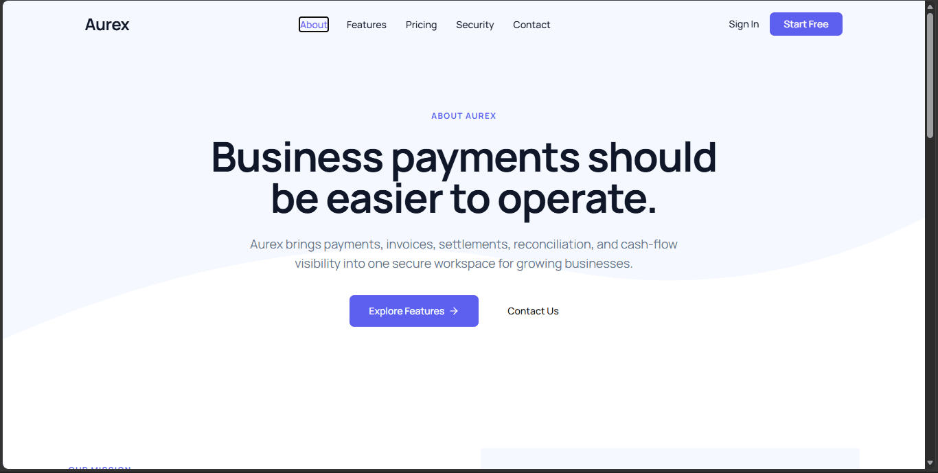 Aurex screenshot 2