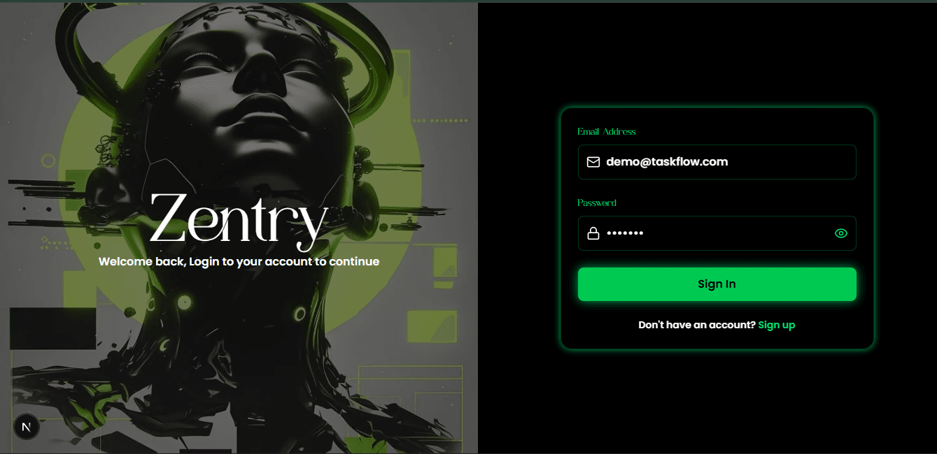 Zentry Task Manager screenshot 1